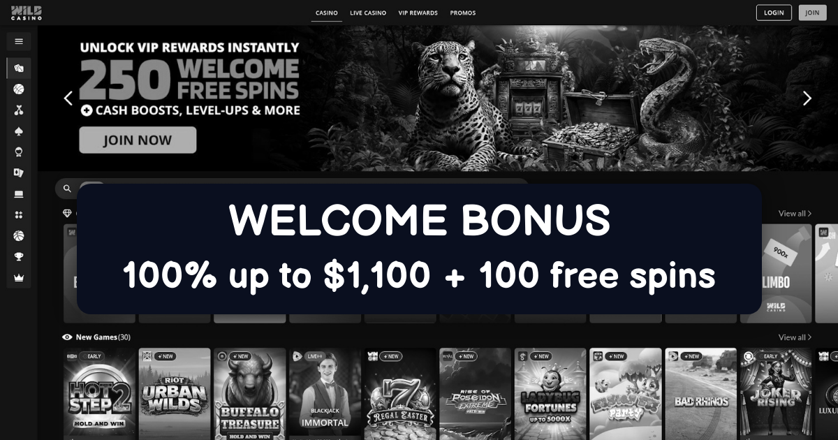 Wild Casino: Top Online Slots & Mobile Casino Bonuses in USA